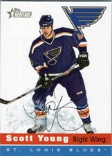 2000-01 Topps Heritage #143 Scott Young St. Louis Blues