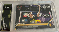 CAITLIN CLARK IOWA 2024 BOWMAN NOW UNIVERSITY ROOKIE RC # 64 GRADED 10 L@@@K