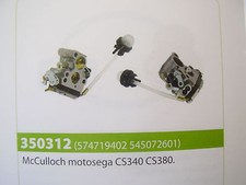 CARBURATORE MOTOSEGA McCulloch CS340 - CS380