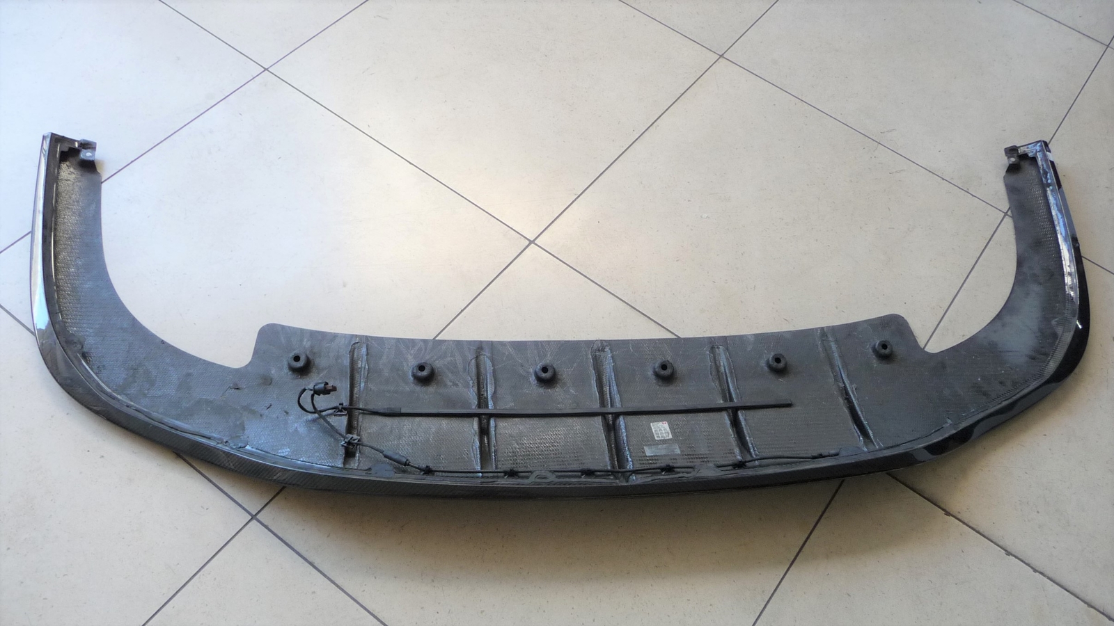 20-21 Bentley Continental GT GTC Rear Bumper Lower Carbon Fiber Diffuser OEM