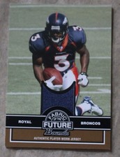 2008 Bowman Eddie Royal Chicago Bears Fabric of the Future FF-ER Swatch 088/100