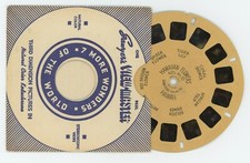 Hawaiian Flowers Hawaii 1940 Tan Front / Tan Back View-Master Single Reel 70