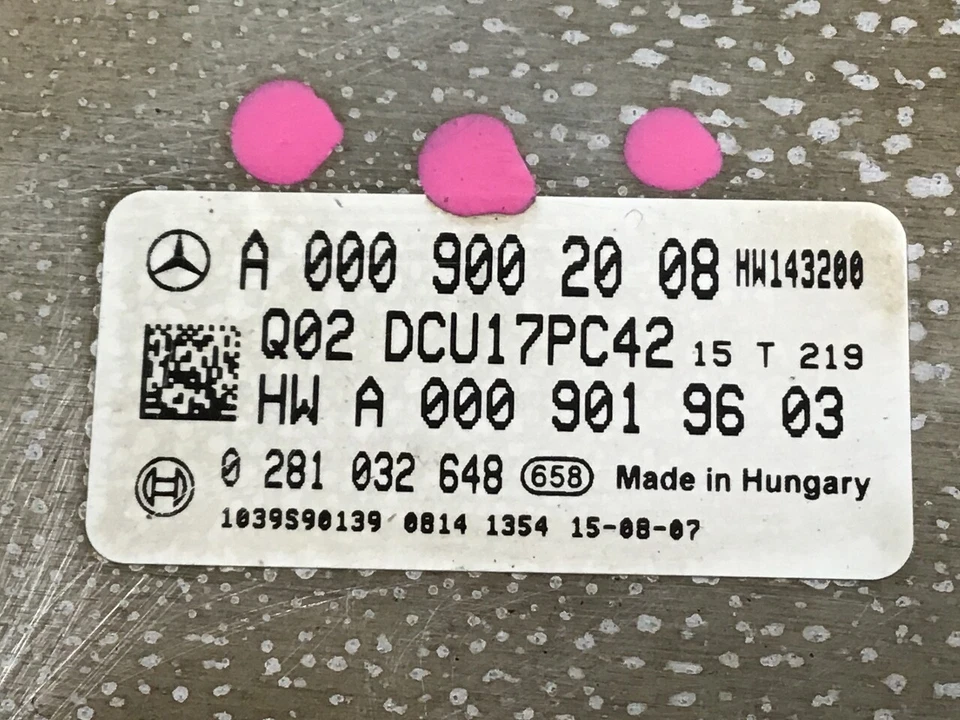 Centralina MERCEDES-BENZ GLC (X253) A0009002008 250 D 4-MATIC - Immagine 2 di 2