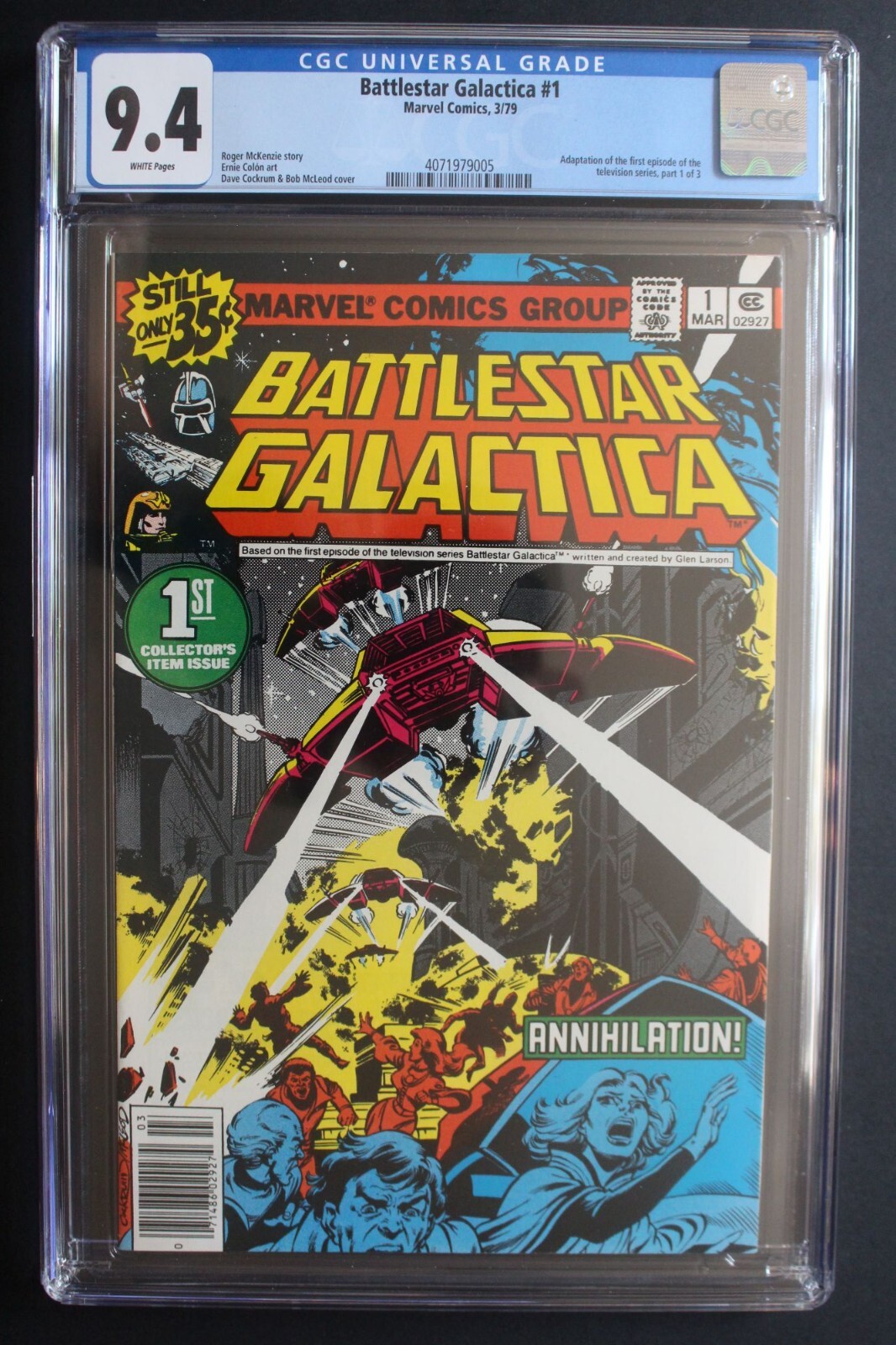 Battlestar Galactica #1 Marvel 1st Comic 18 1st app 1979 TV Movie ...