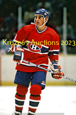 MATHIEU SCHNEIDER In ACTION 35mm COLOR SLIDE Montreal CANADIENS STAR DMAN+++