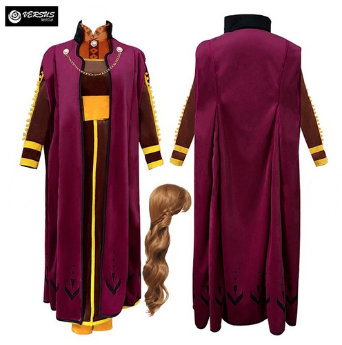 Frozen Anna 2 Vestito Costume Carnevale Donna Dress up Woman Pants FROWOM07  | eBay