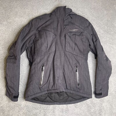 Helly Hansen Jacket Womens Medium Dark Gray Full Zip Hoodie