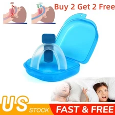 Stop Snoring Mouthpiece Sleep Apnea Aid Guard Bruxism Anti Snore Teeth Grinding
