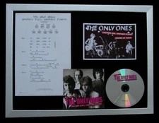 ONLY ONES Another Girl Planet LTD TOP QUALITY CD FRAMED DISPLAY+FAST GLOBAL SHIP