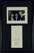 Billy Joel Roy Orbison Patti Scialfa Signed Autograph Bob Dylan Invi BAS Beckett