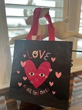 🌷 All You Need Is Love Heart Valentine  Spring time shopping tote 🌷