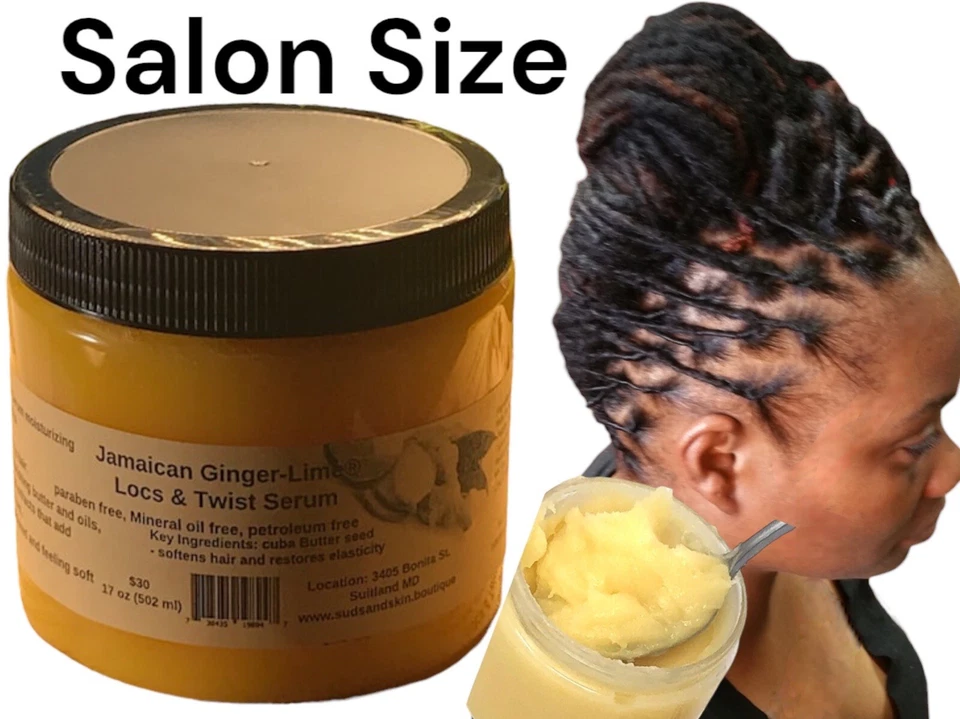 Locs Care Kit, chlorophyll, shampoo, natural oils, Loc Butter Serum, tonic water - Image 2 of 4