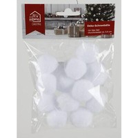 12X Deko SchneebäLle 12Er Set Dekoration Haushalt Wohnen Weihnachten Ambiente
