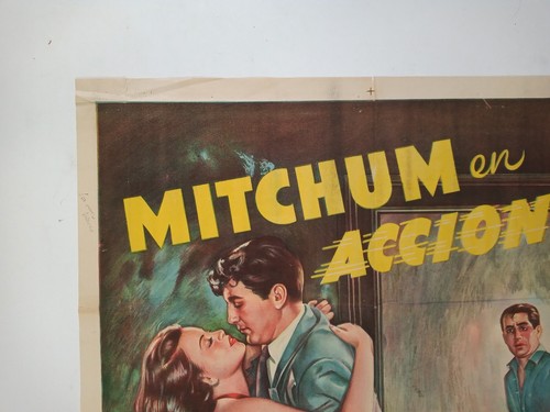 WHERE DANGER LIVES poster - Robert Mitchum Faith Domergue Claude Rains RKO NOIR - 第 4/7 張圖片