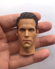 1/6 Ryan Reynolds Head Carving Sculpt Model Fit 12'' Figure