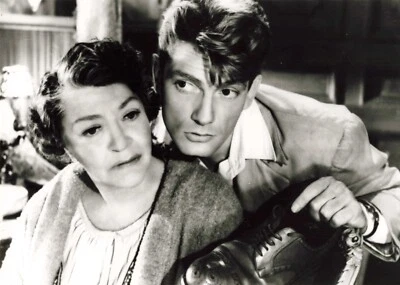 PHOTO PRESSE TELEVISION ACTEURS YVONNE DE BRAY JEAN MARAIS LES PARENTS TERRIBLES - Photo 1/2