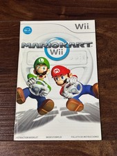 Mario Kart Cart Racing Nintendo Wii Instruction Manual Only