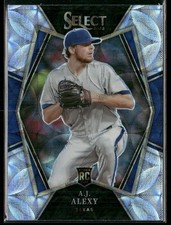 A.J. Alexy RC 2022 Panini Select Texas Rangers