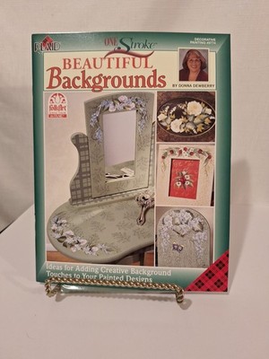 Donna Dewberry One Stroke BEAUTIFUL BACKGROUNDS Painting Book #9774