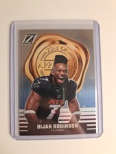 Panini Zenith Football 2023 Bijan Robinson Falcons #27 NFL Trading Card