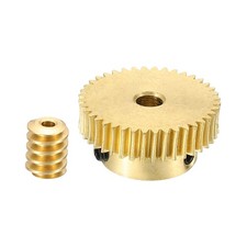 Worm Gear Set 0.5 Module 1:40 Reduction Rate(Gear-4mm Bore, Rod 1.98mm Bore)