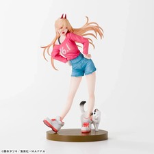 16cm Chainsaw Man Denji Power Makima Pochita Anime PVC Figure Model