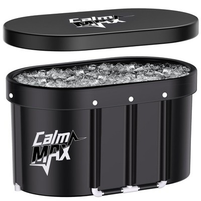 CalmMax Oval Ice Bath Tub 492L with Lid 105cm Long 5 Layers