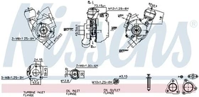 Turbolader für KIA Cee'd Ceed SW Kombi PRO 06-09 Nissens