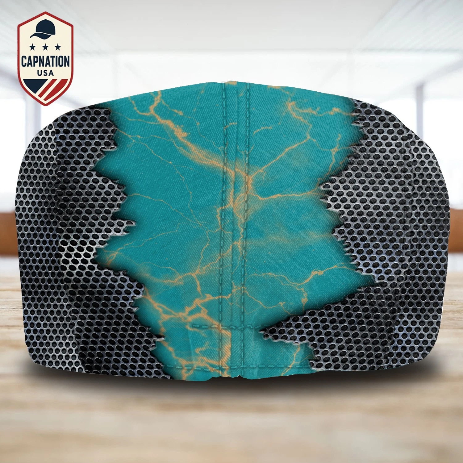 Miami-Dolphins Jeff Cap H davidson Jeff Cap football Newsboy Cap Flat