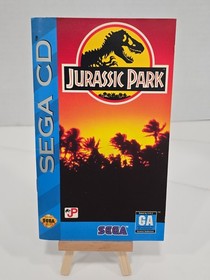 Jurassic Park (Sega CD 1993) CIB Complete w/ Manual & Reg Card + Foam Insert VGC