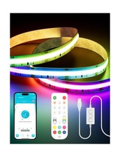 PAUTIX RGB Smart IC COB LED Strip Light 5V USB,Color Chasing UL-Lis... Fast Ship