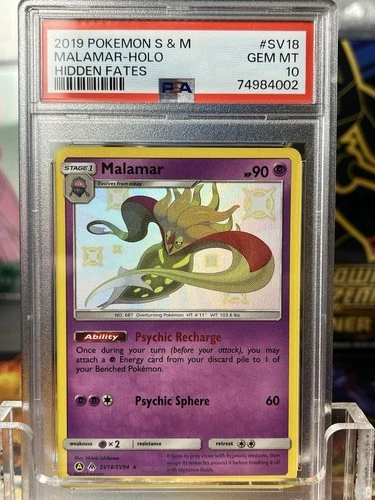 Hidden Fates PSA 10 Malamar SV18
