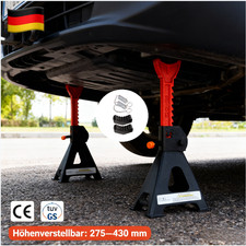 Unterstellböcke 2x 3000KG Wagenheber 3 T höhenverstellbar Stützböcke Abstellbock