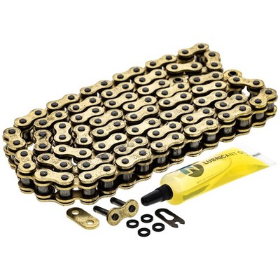 NICHE Gold 420 X-Ring Chain 96 Links With Connecting Master Link Motorcycle
