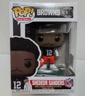 SHEDEUR SANDERS Cleveland Browns Funko Pop! NFL #336 Vinyl Figure NEW MINOR WEAR