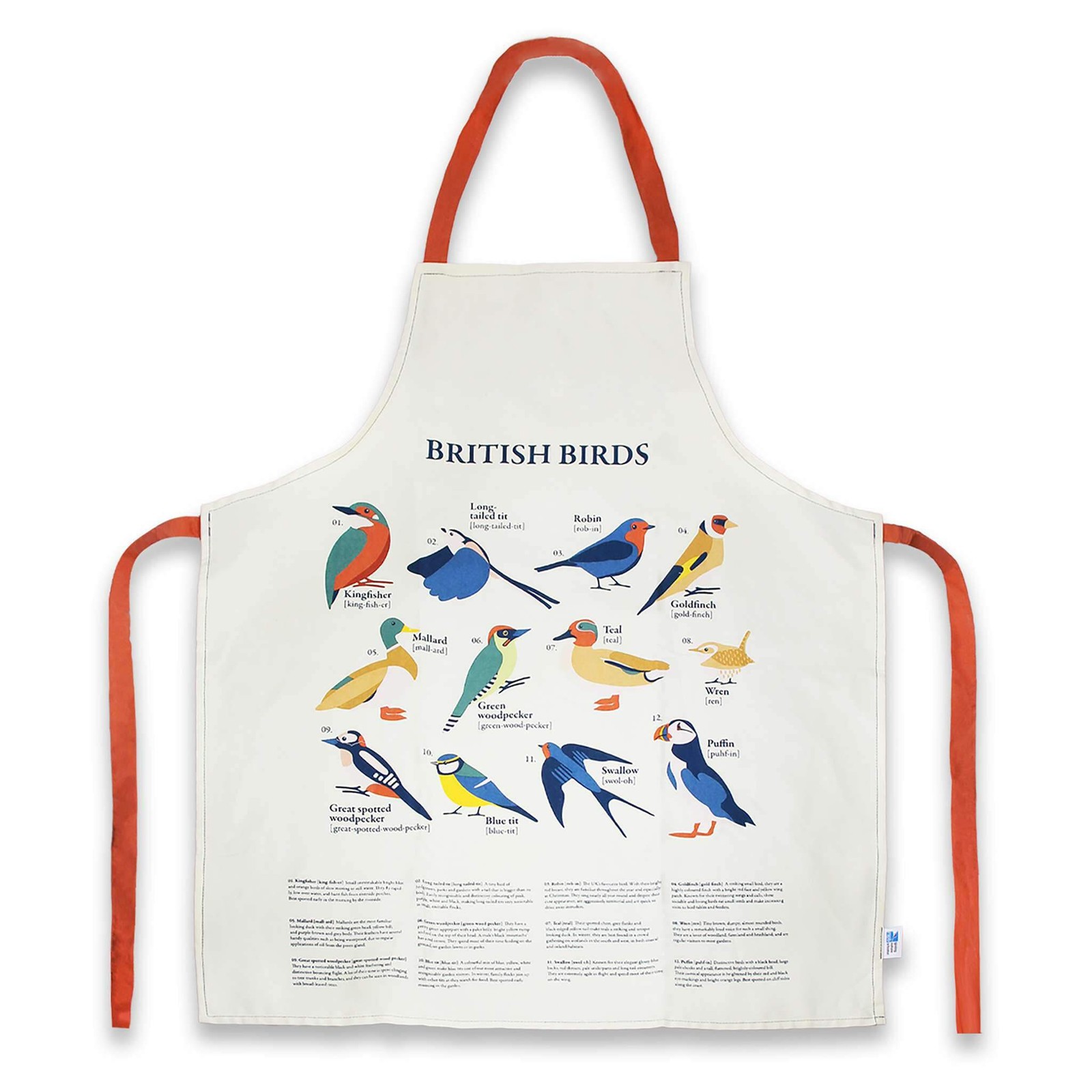 NEW Apron - RSPB Free as a Bird (British Birds)