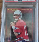 Donruss 2000 Tom Brady Rookie #230 Career Stat Line /214 PSA Patriots NFL