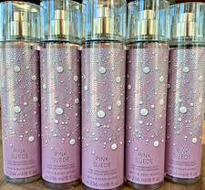 5 FIVE PINK SUEDE 8oz Fine Fragrance MIST Bath and  Body Works
