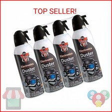 Falcon Dust-Off Electronics Compressed Gas Duster 10 oz 4 Pack New Improved V