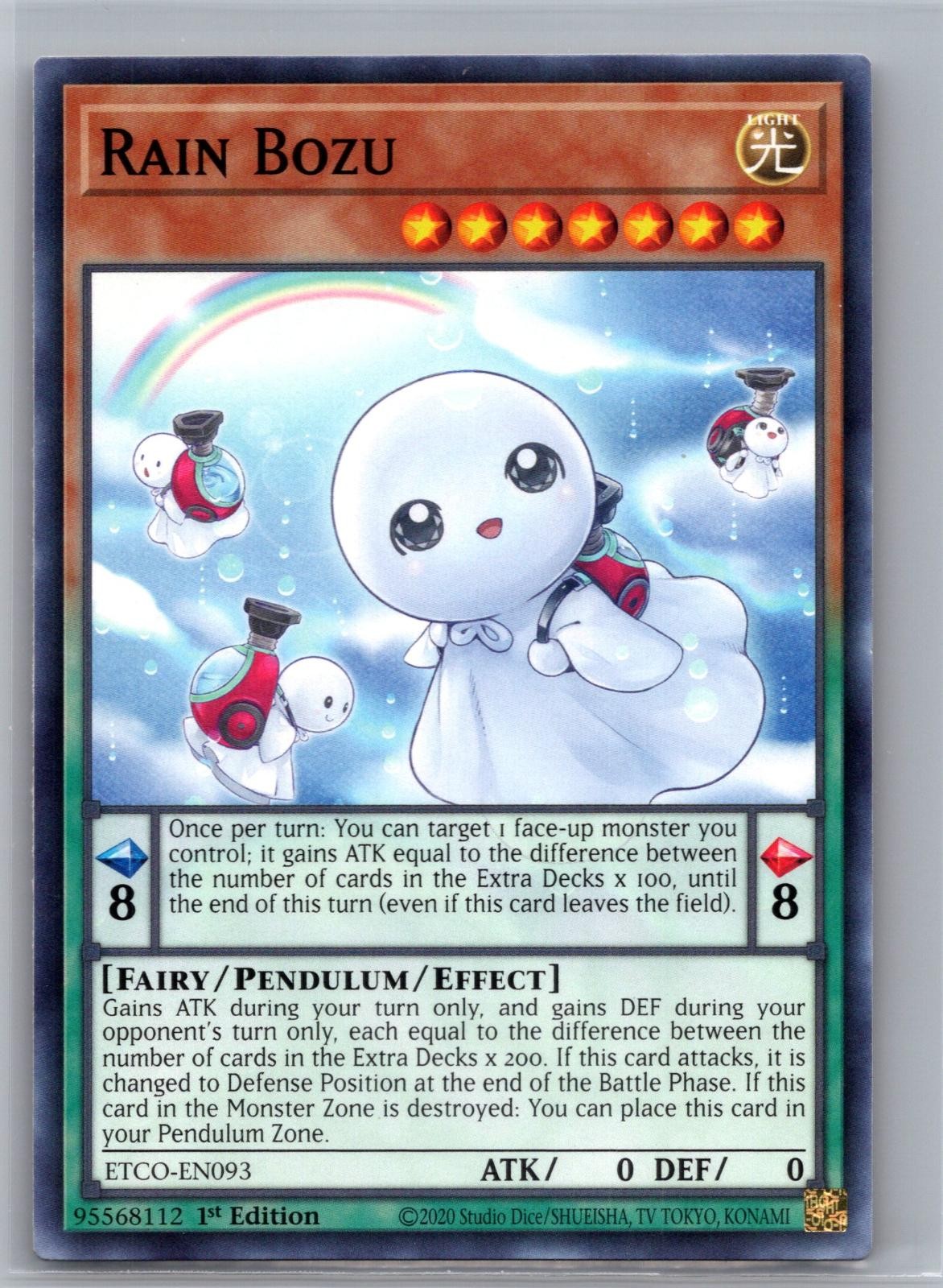 Rain Bozu ETCO-EN093 Common / Short Print 1st Edition NM