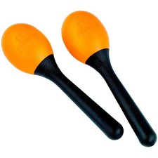 Nino Percussion Plastic Egg Maracas, Pair, Orange