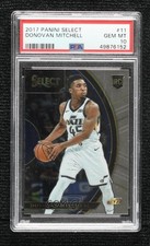 2017-18 Panini Select Concourse Donovan Mitchell #11 PSA 10 GEM MT Rookie RC