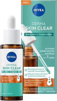 NIVEA FACE Derma Skin Clear Serum 30 ml (1er Pack), Weiß 