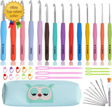 Crochet Hook Set,14 Sizes Crochet Hooks for Arthritic Hands,Crochet Hooks