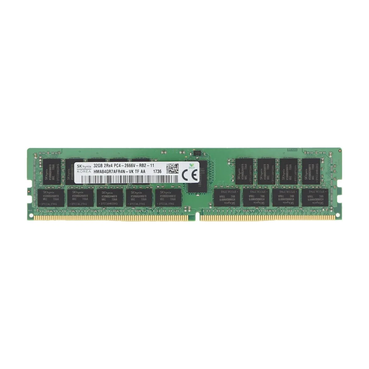 PC4-21300 (DDR4-2666) Bus Speed Computer RAM 32 GB Total Capacity