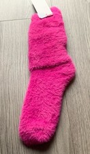 M&S Women/Ladies Fuchsia Warm Slouchy Socks Size Uk 6-8 -BNWT-