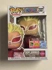 2026 SDCC EXCLUSIVE FUNKO POP! ONE PIECE DOFLAMINGO CON STICKER FLOCKED +protect