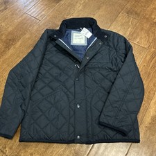 Crewcuts Boys' Quilted Field Jacket Navy Size 12 New With Tags