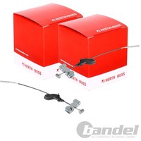 2X Herth+Buss Handbremsseil Seilzug Hinten Vorne Beidseitig Passend FüR Mazda 3
