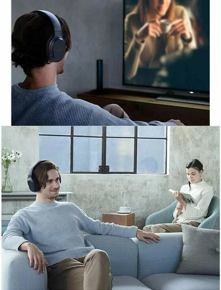 Sony WH-RF400 Wireless Home Theater Headphones Black for Watching TV. - Image 3 of 4